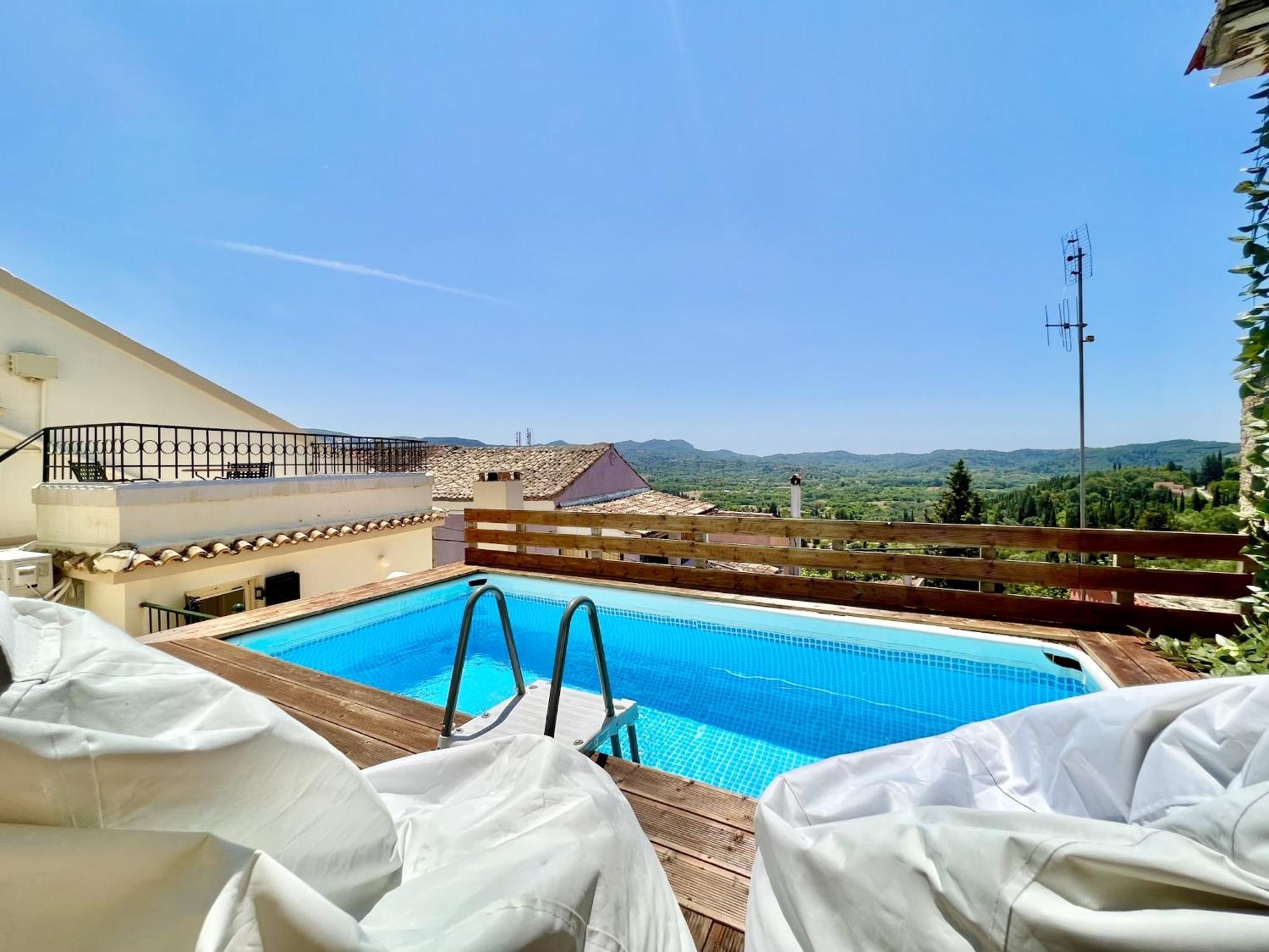 Casa Dolce With Private Plunge Pool By Dadovillas Agrafoi Bagian luar foto