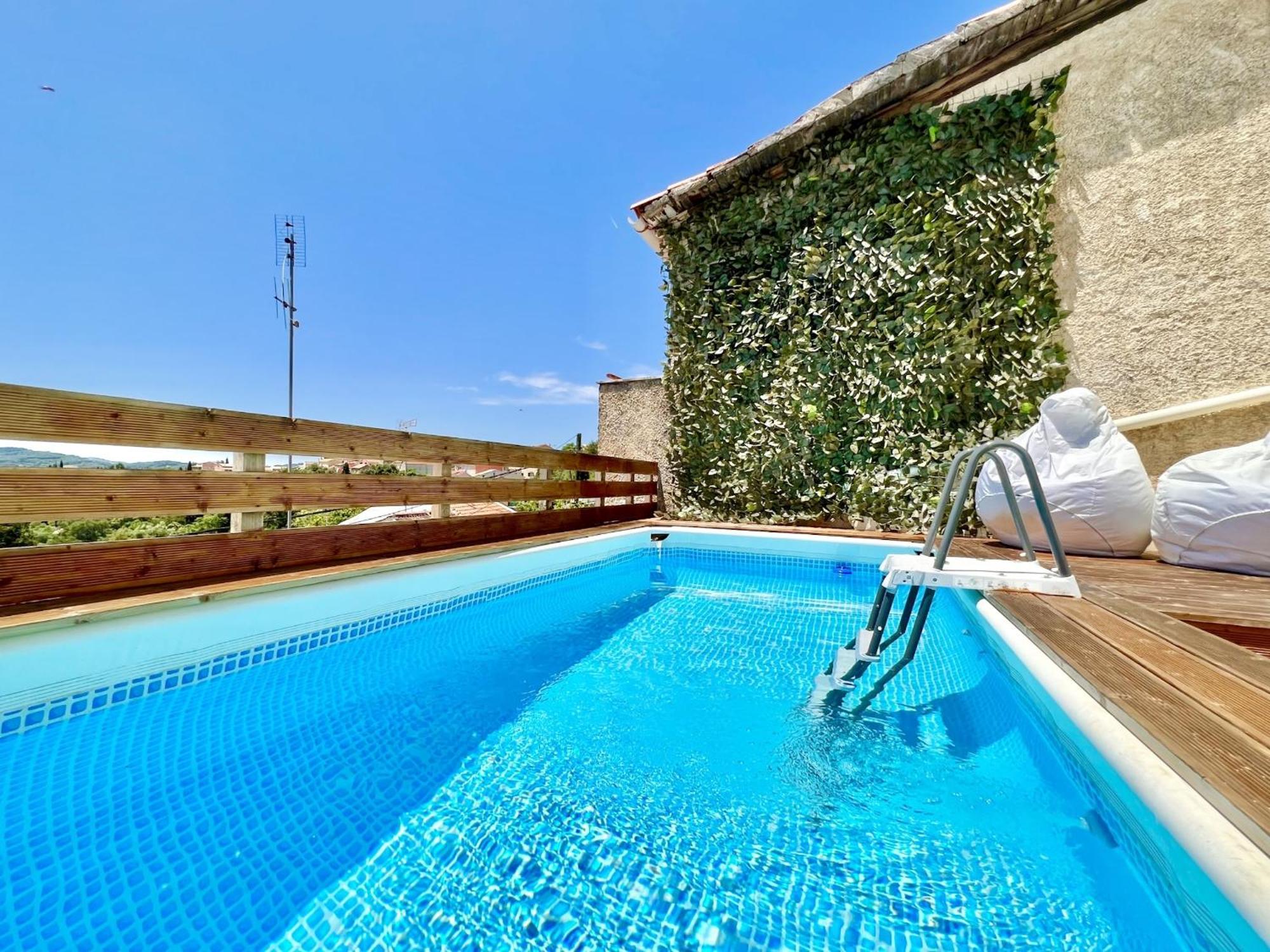 Casa Dolce With Private Plunge Pool By Dadovillas Agrafoi Bagian luar foto